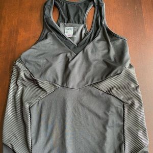 NWT lucky in love black tank with star